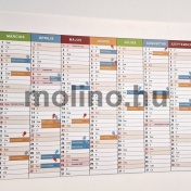Ongro tábla nyomtatás - céges éves naptár