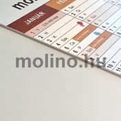 Ongro tábla nyomtatás - céges éves naptár közelről