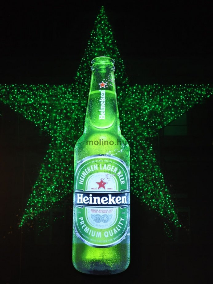 Egyedi 3 dimenziós HEINEKEN reklám: Heineken 3D