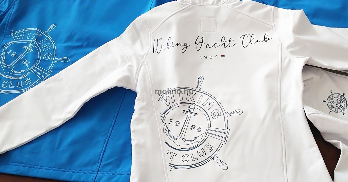 Kabát szitázása a Wiking Yacht Club-nak
