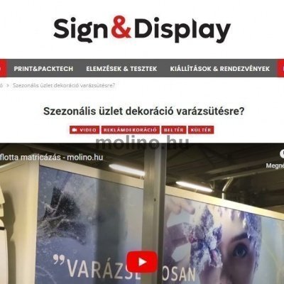 Megjelentünk a Sign&Display weboldalán